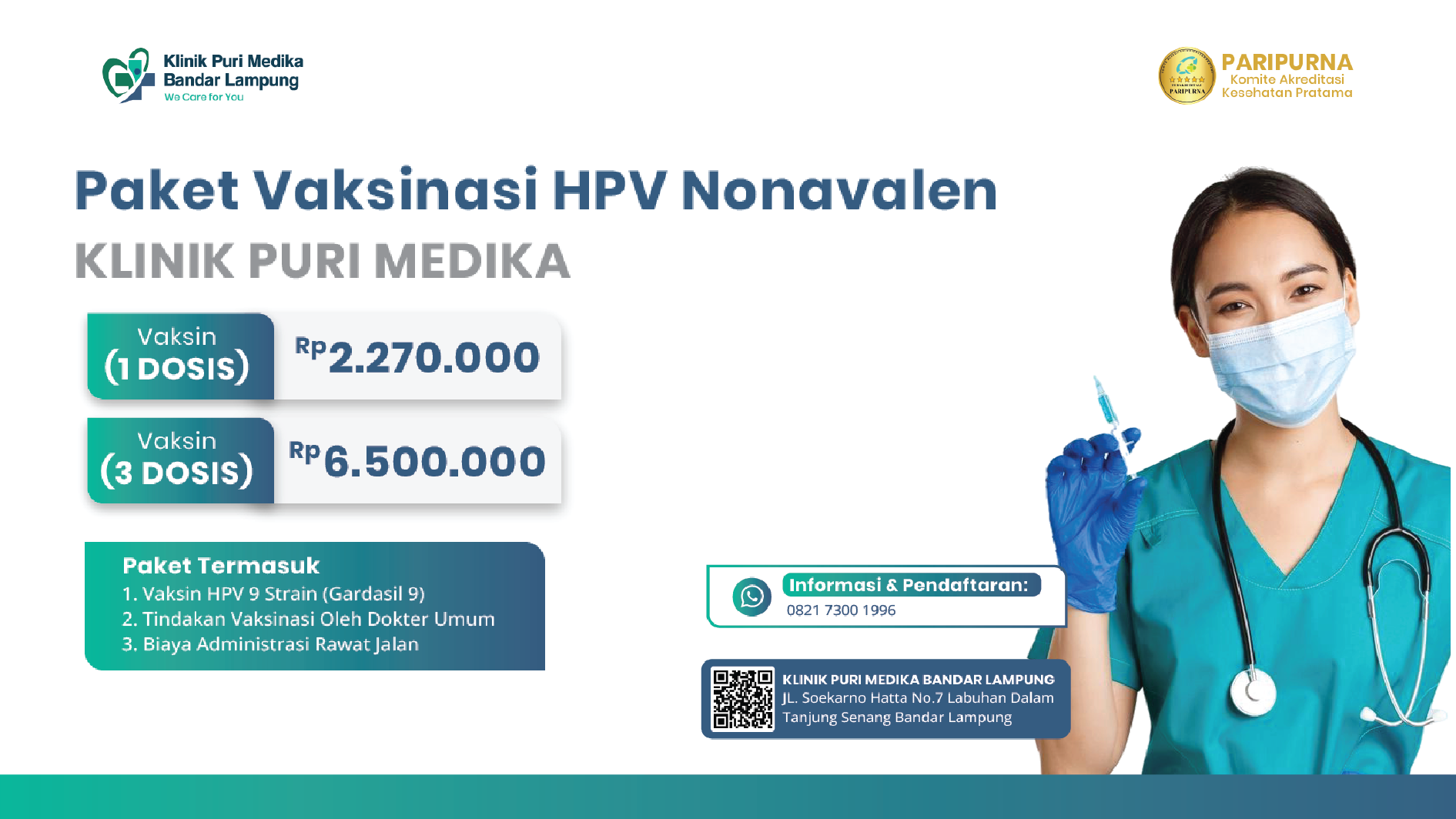 Paket Vaksinasi HPV Nonavalen