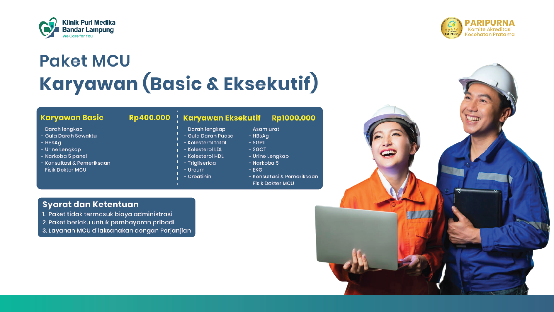 Paket MCU Karyawan (Basic & Eksekutif)