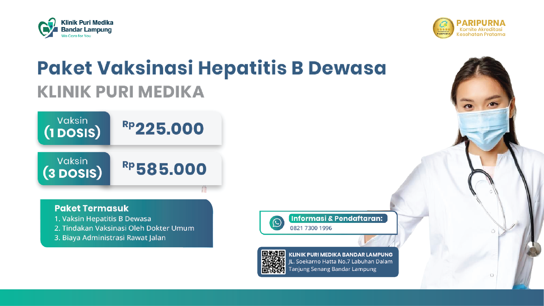 Paket Vaksinasi Hepatitis B Dewasa